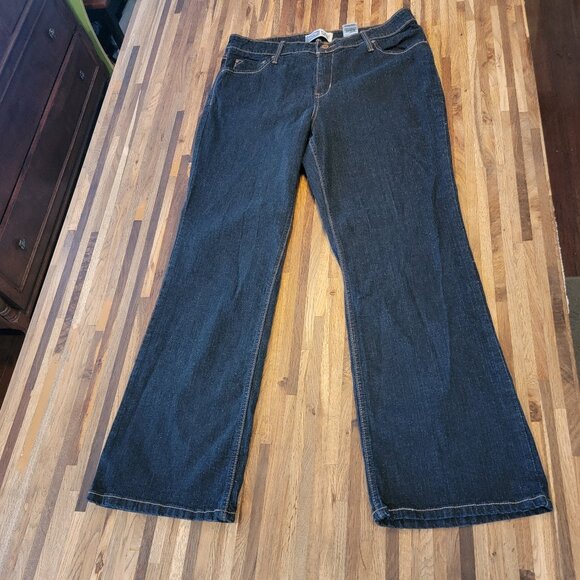 Levi's Signature Bootcut Mid Rise At Waist Straight Leg Blue Jeans - Picture 5 of 13